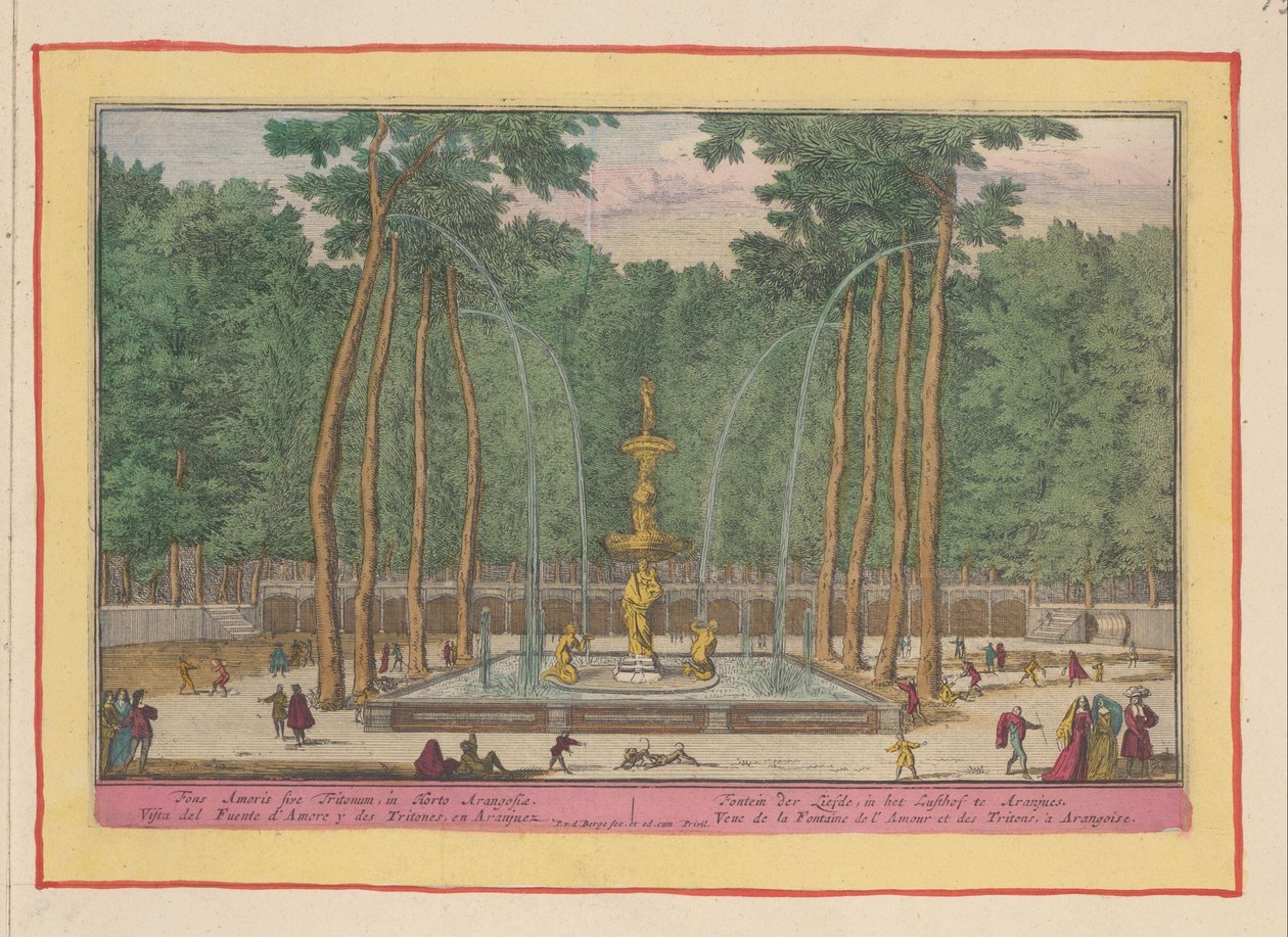 Fountain of Love in Aranjuez by Pieter van den Berge