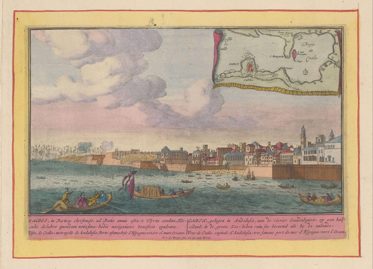 View of Cádiz by Pieter van den Berge