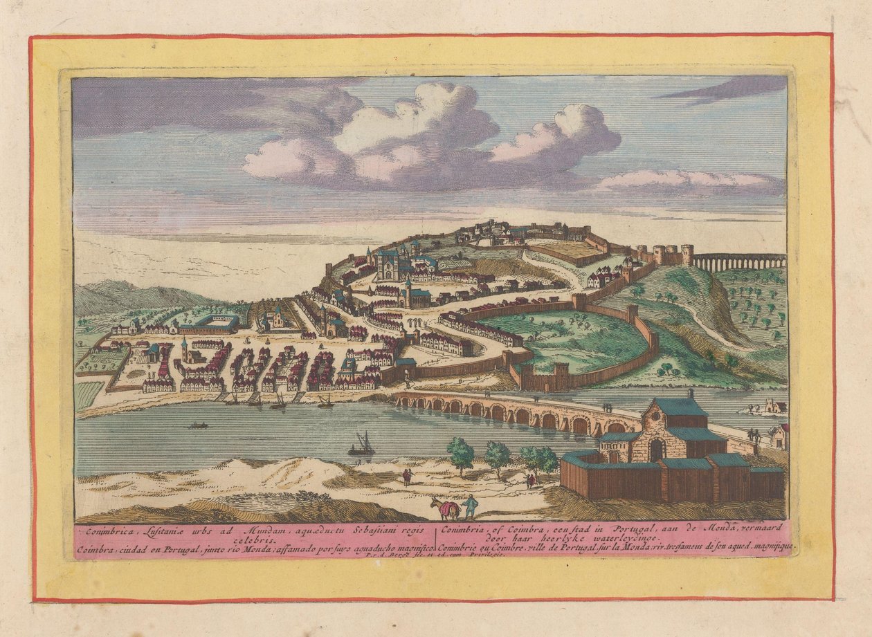 View of the Portuguese City of Coimbra by Pieter van den Berge