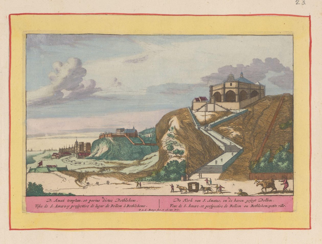 View of the Church of Santo Amaro Near Lisbon by Pieter van den Berge