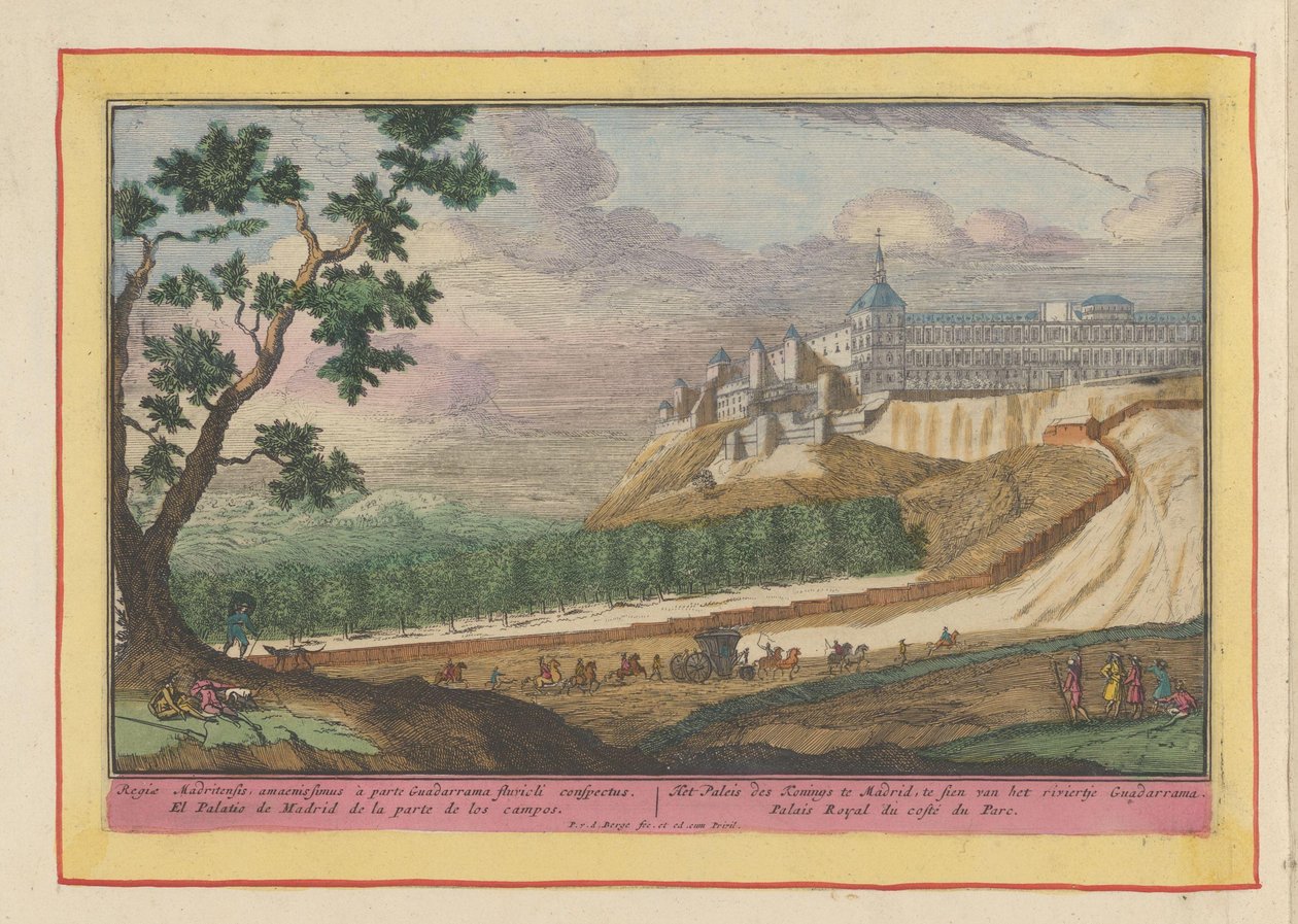 View of the Royal Palace in Madrid by Pieter van den Berge