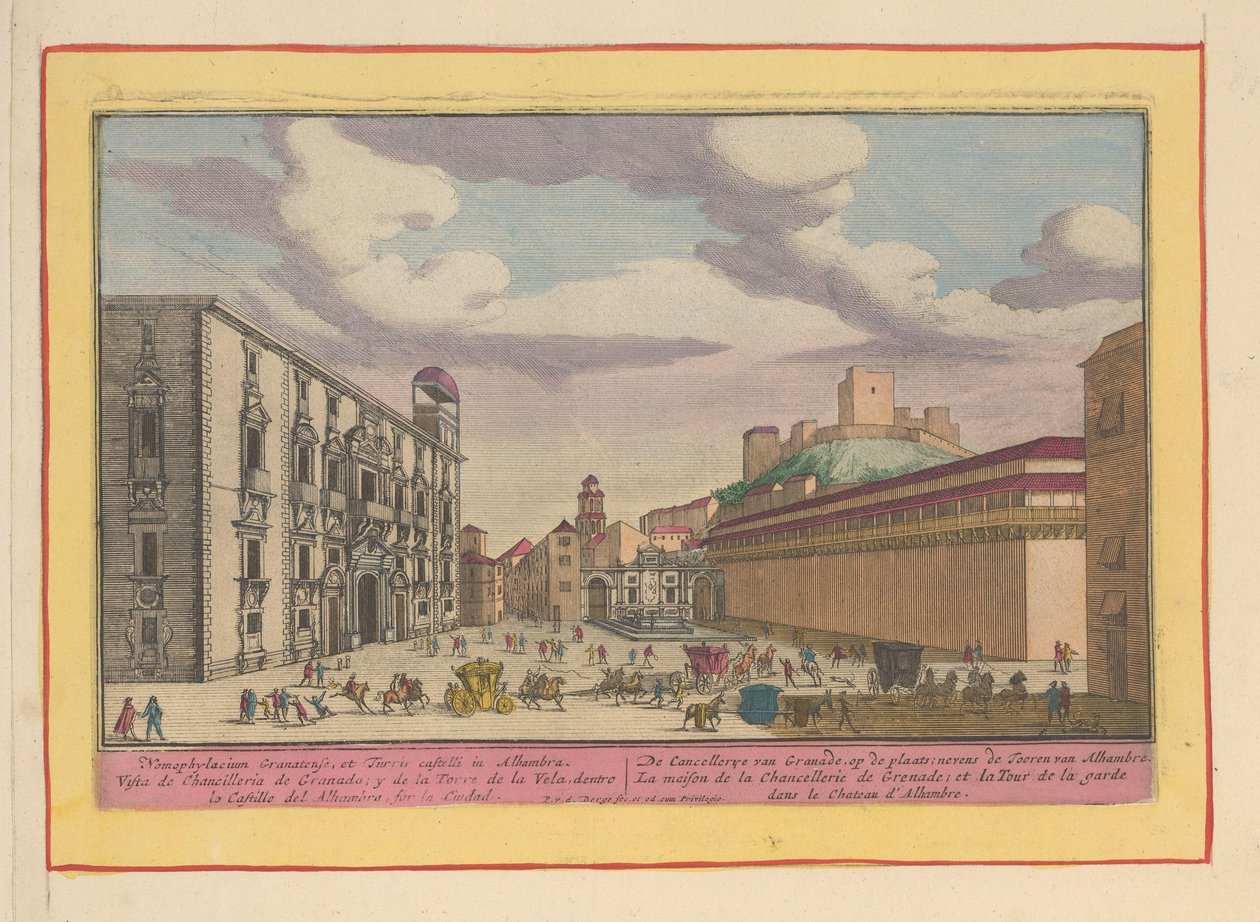 Royal Chancery or Real Chancillería in Granada by Pieter van den Berge