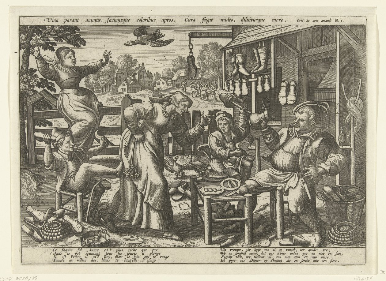 The Spoiled Household by Pieter van der Borcht (I)