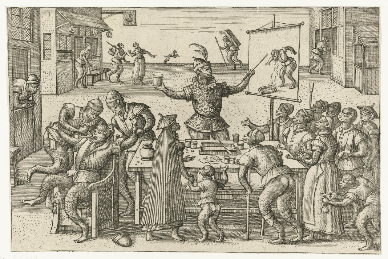 Quack (series title: Monkey Business) by Pieter van der Borcht (I)