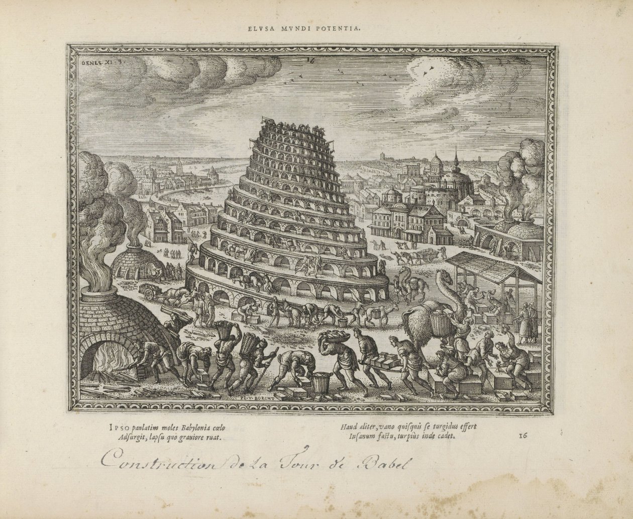Tower of Babel by Pieter van der Borcht (I)