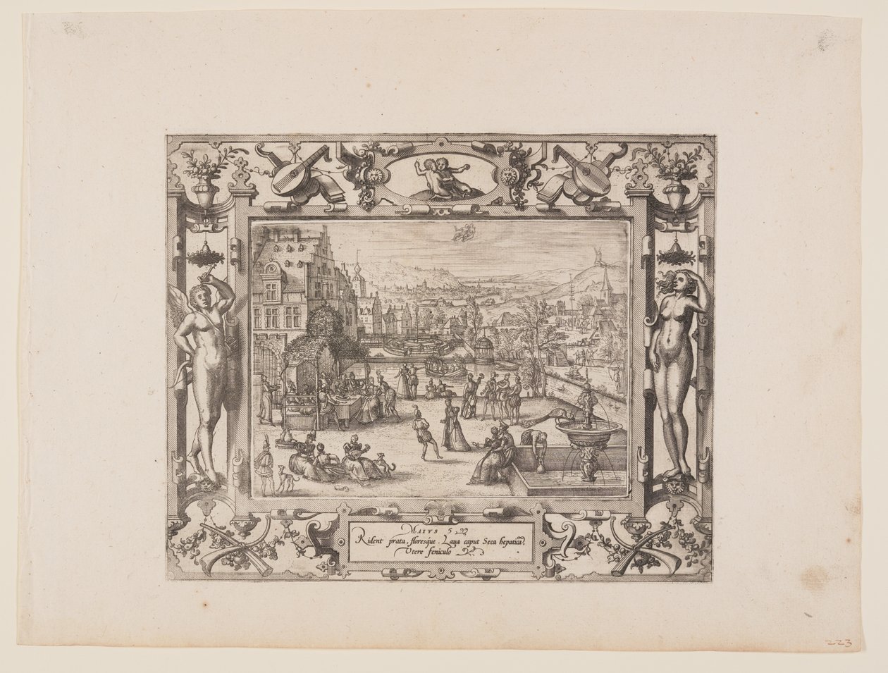 May, from The Twelve Months by Pieter van der Borcht
