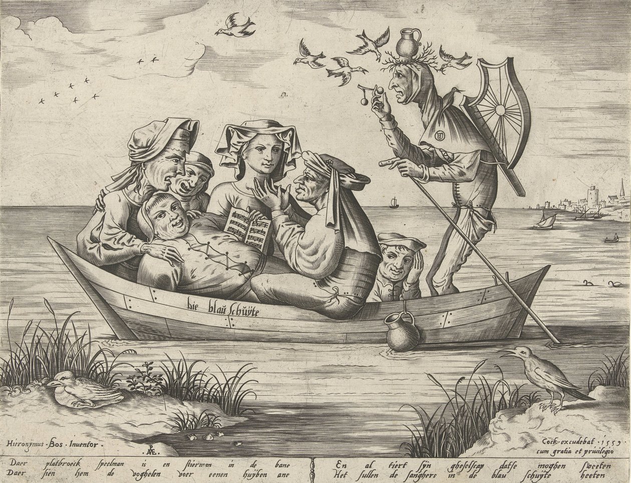 The Blue Boat by Pieter van der Heyden
