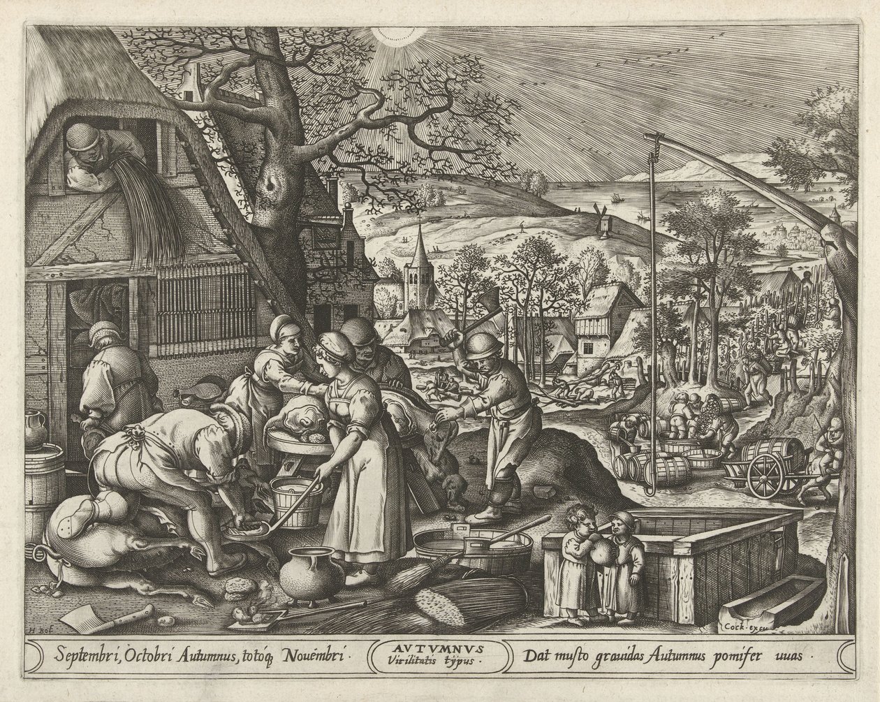 Autumn (series title: The Four Seasons) by Pieter van der Heyden