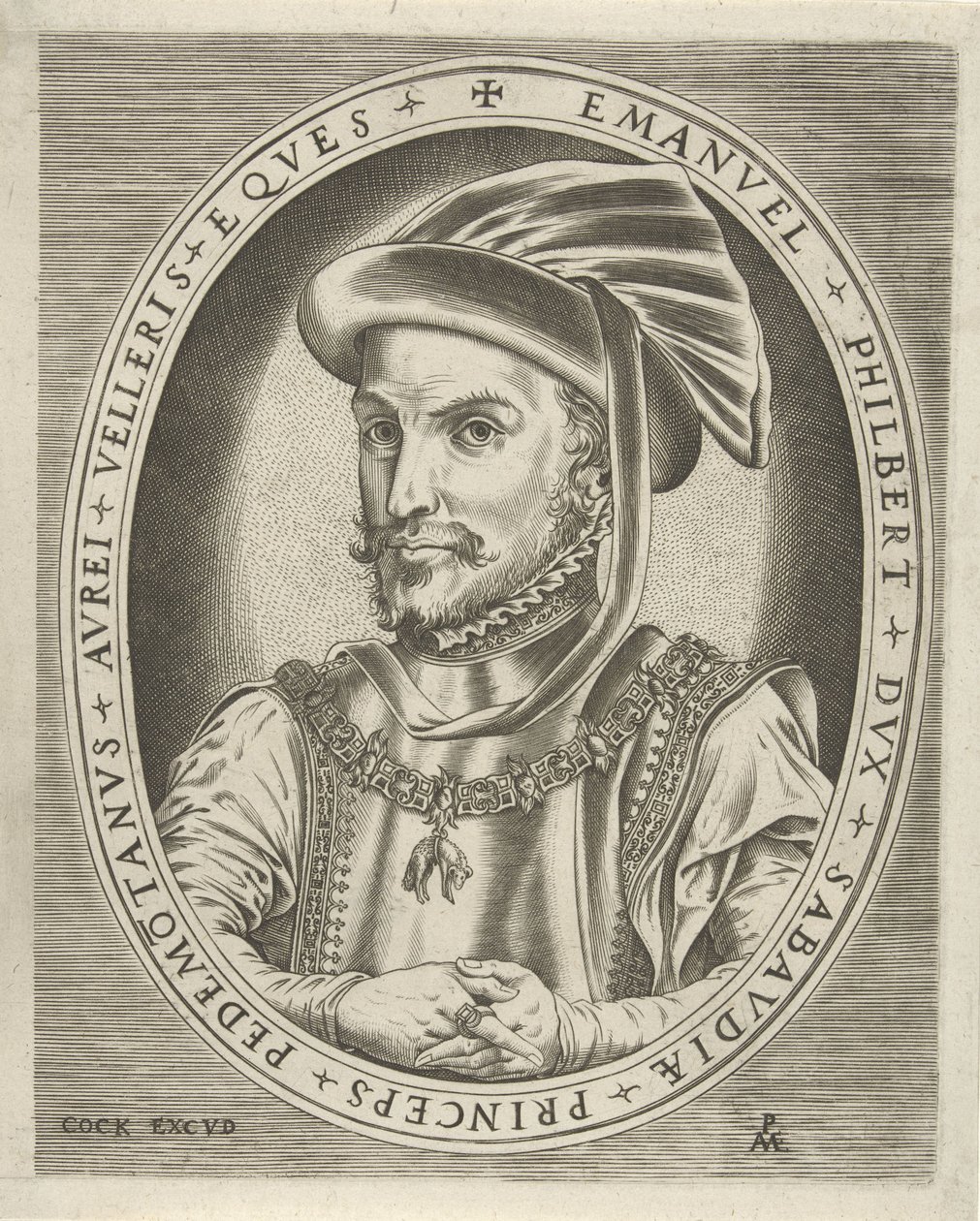 Portrait of Emanuel Philibert, Duke of Savoy (Portraits of Rulers) by Pieter van der Heyden