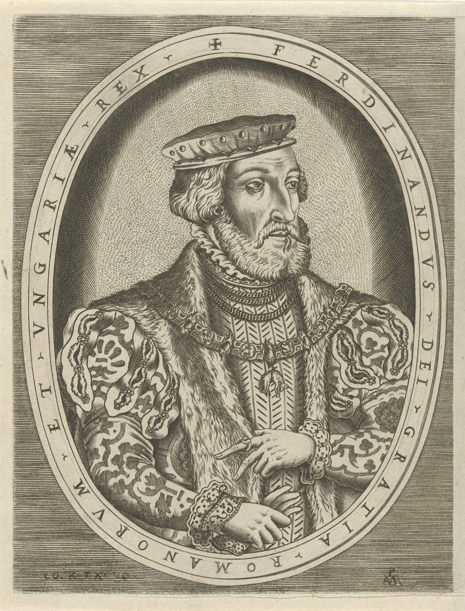 Portrait of Ferdinand I of Habsburg, German Emperor by Pieter van der Heyden