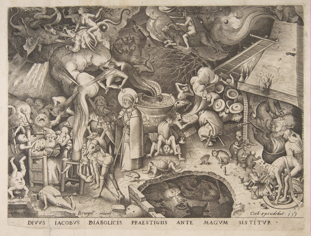 St. James and the Magician Hermogenes by Pieter van der Heyden