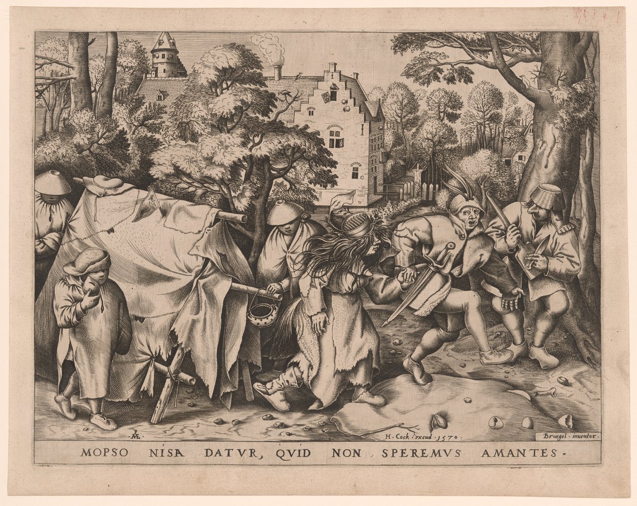 The Dirty Bride, or The Wedding of Mopsus and Nisa by Pieter van der Heyden