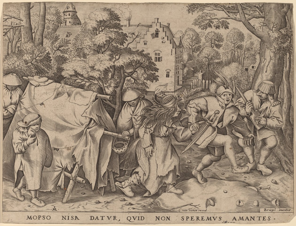 The Wedding of Mopsus and Nisa by Pieter van der Heyden after Pieter Bruegel the Elder