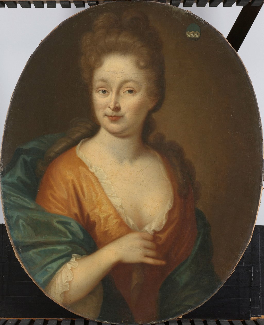Portrait of a Woman, possibly Elisabeth Hollaer, Wife of Theodorus Rijswijk by Pieter van der Werff (attributed to)