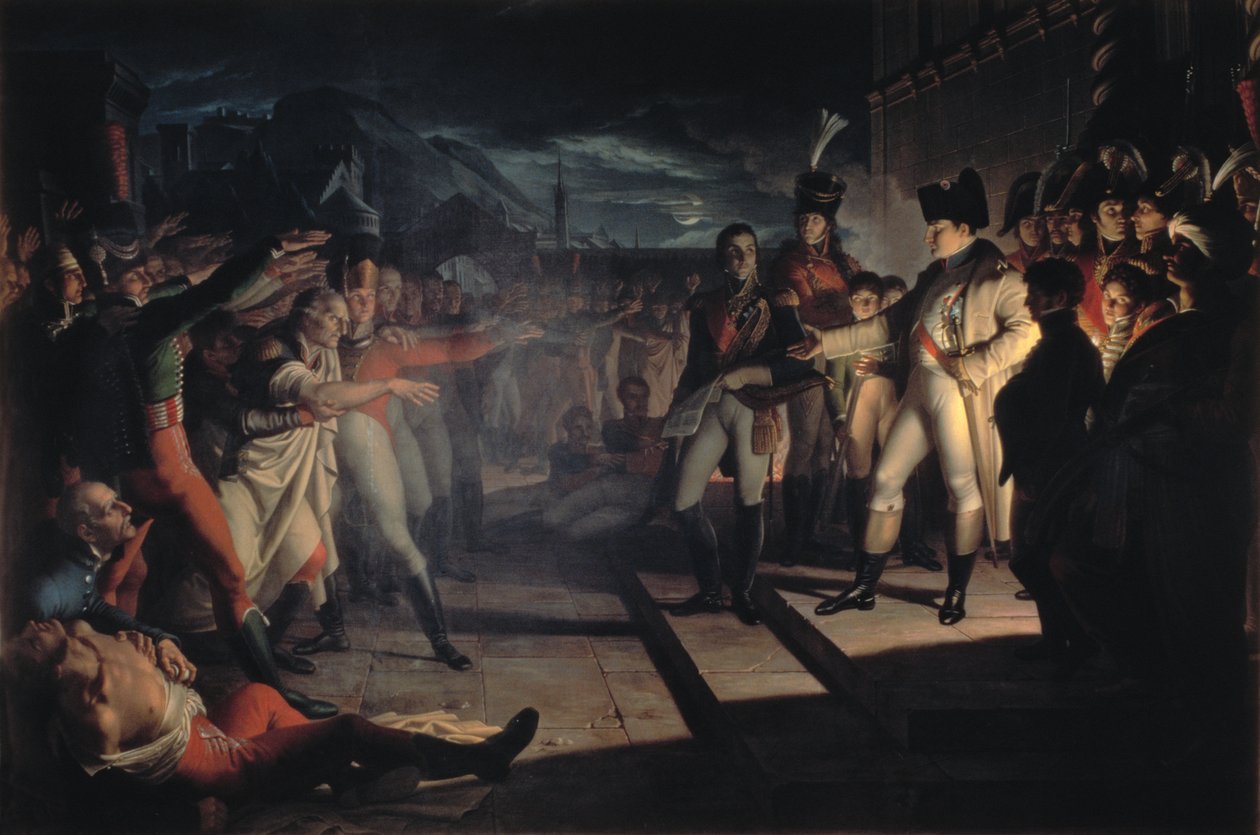 The Oath of the Sassoni to Napoleon Bonaparte after the Battle of Jena-Auerstadt, 14th October 1806 by Pietro Benvenuti