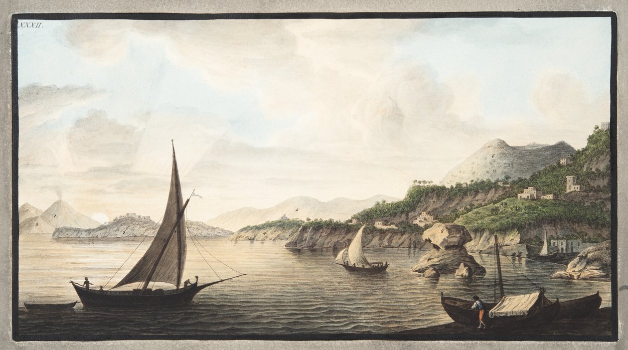 View of a part of the Island of Ischia called Lacco, Plate XXXII, from 