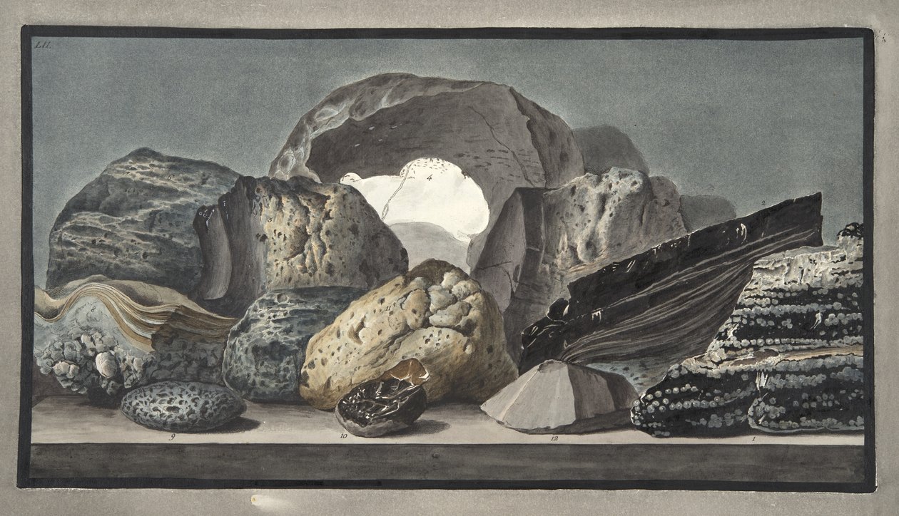 Vitrifications, and other Volcanic productions, Plate LII, from 