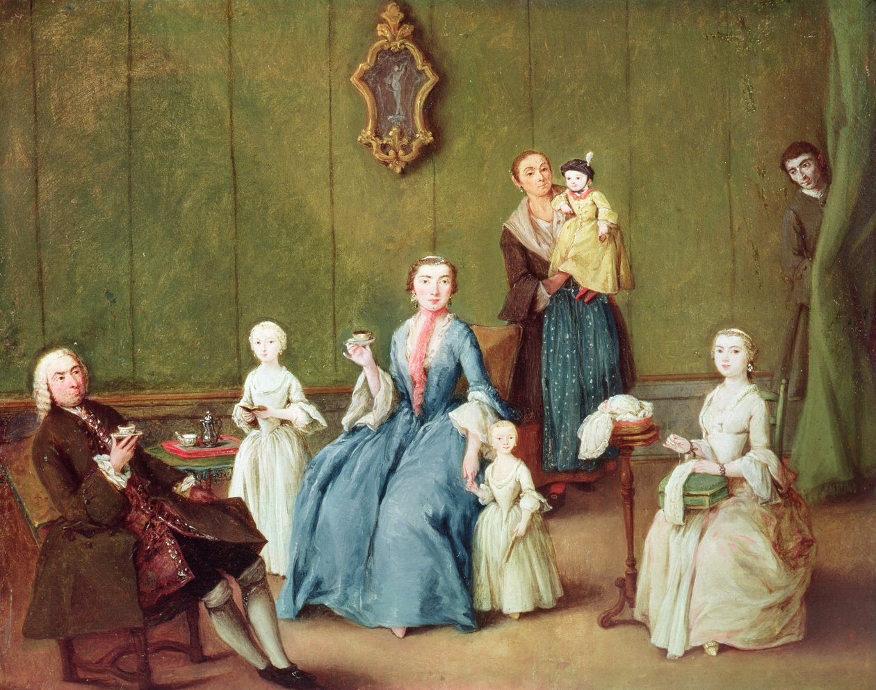 Venetian Family by Pietro Longhi