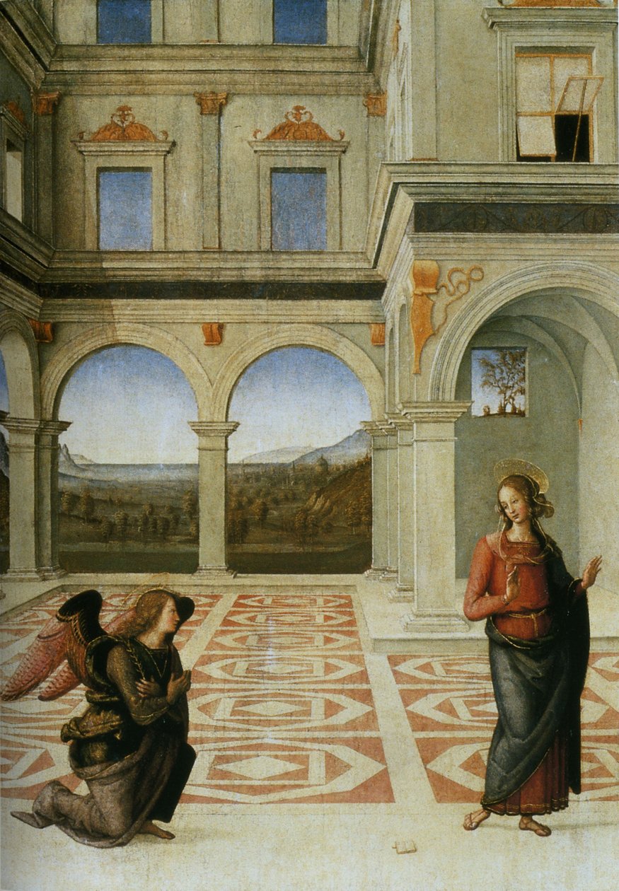 Annunciation by Pietro Perugino