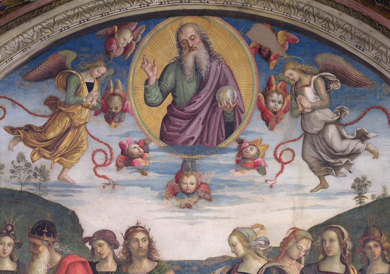 The Eternal Father in Glory with Prophets and Sibyls, from the Sala dell