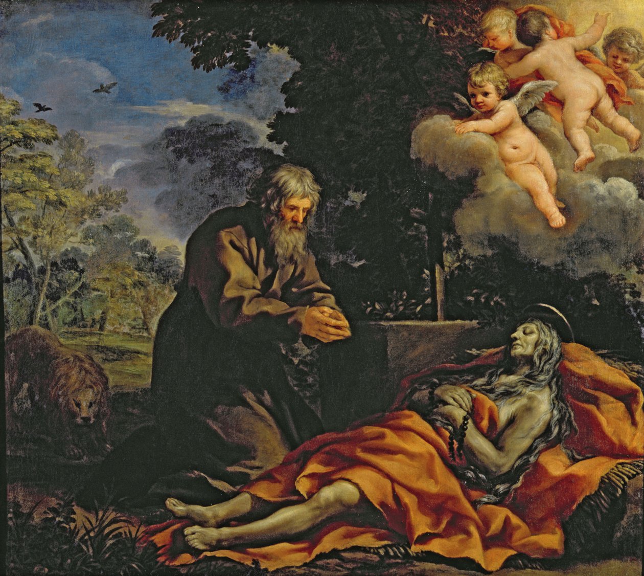 Death of Saint Mary of Egypt by Pietro da Cortona