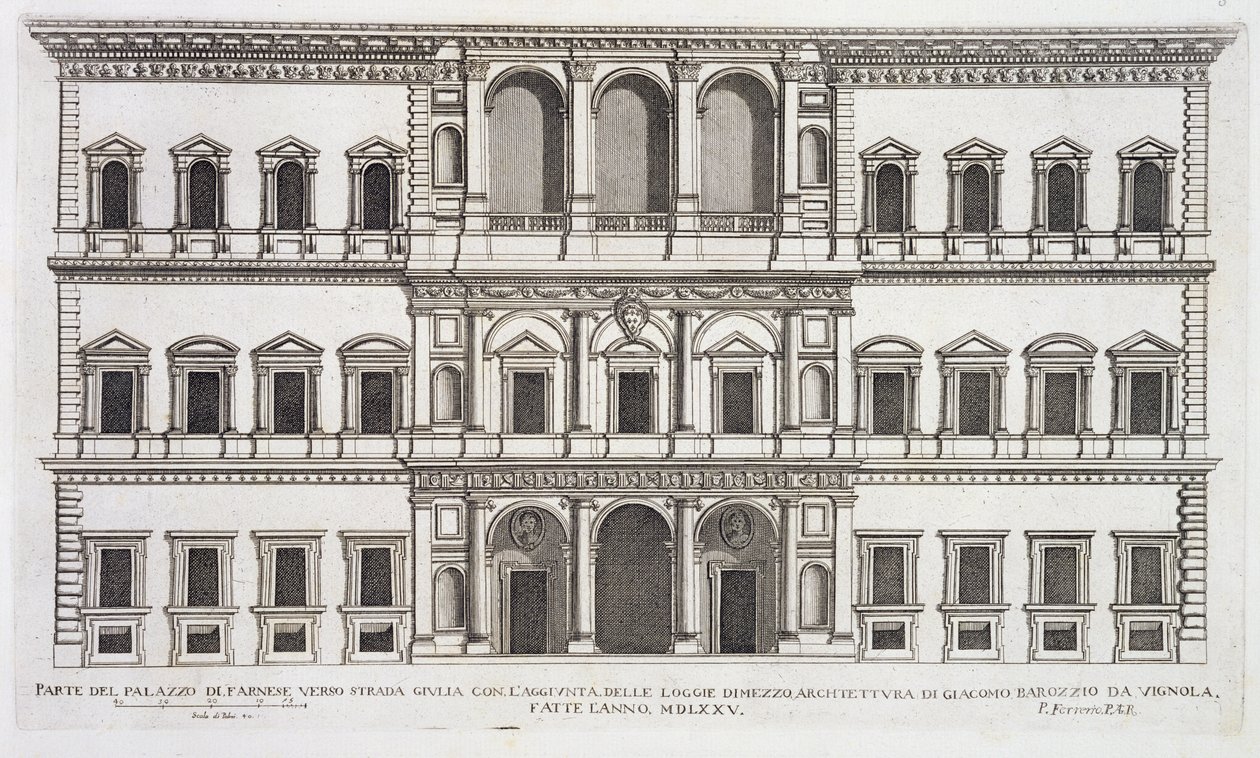 Palazzo Farnese, from 