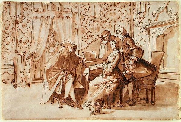 A Music Party by Pietro Antonio Novelli