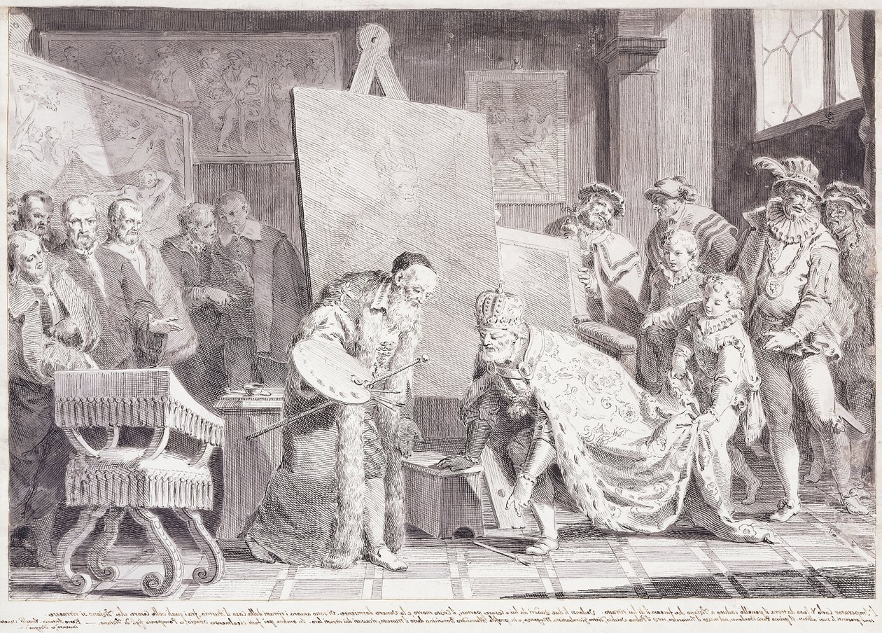 Emperor Charles V Picking Up Titian