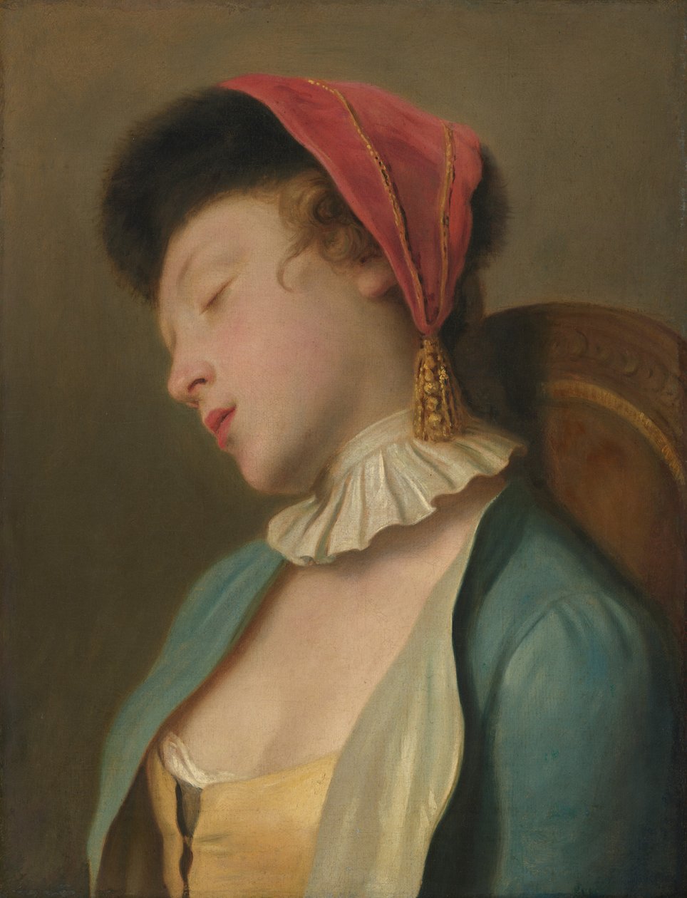 A Sleeping Girl by Pietro Antonio Rotari