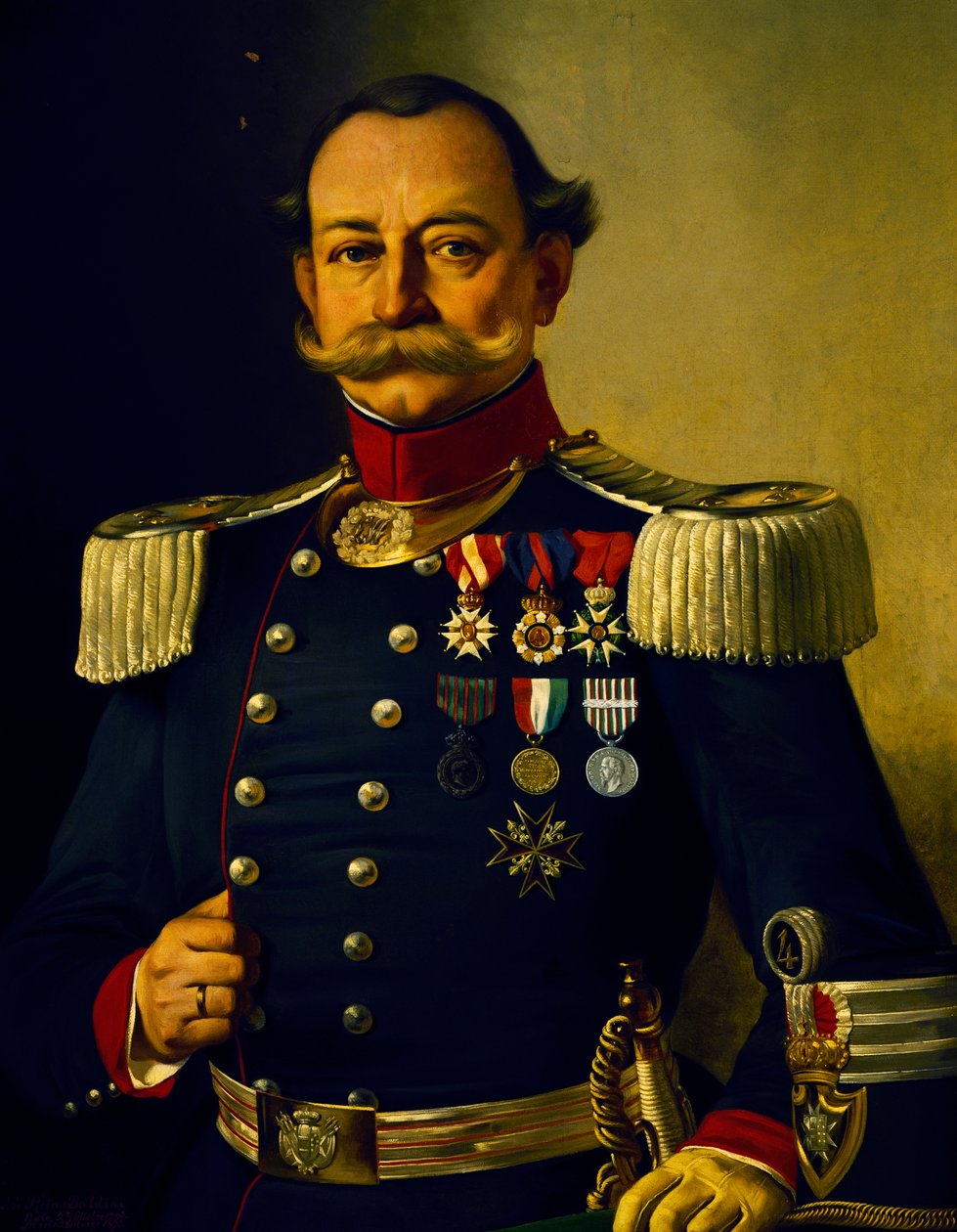 Portrait of Italian Colonel by Pietro Baldini