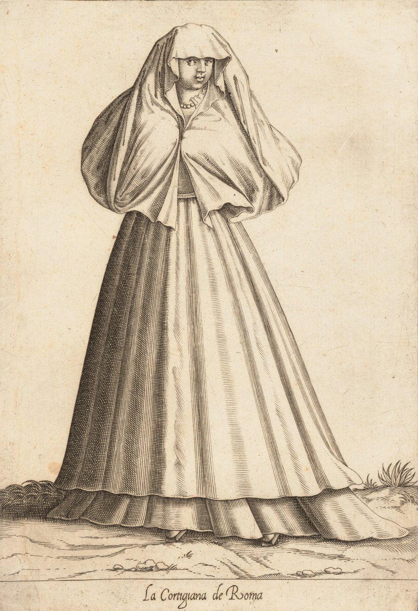 The Courtesan of Rome by Pietro Bertelli.