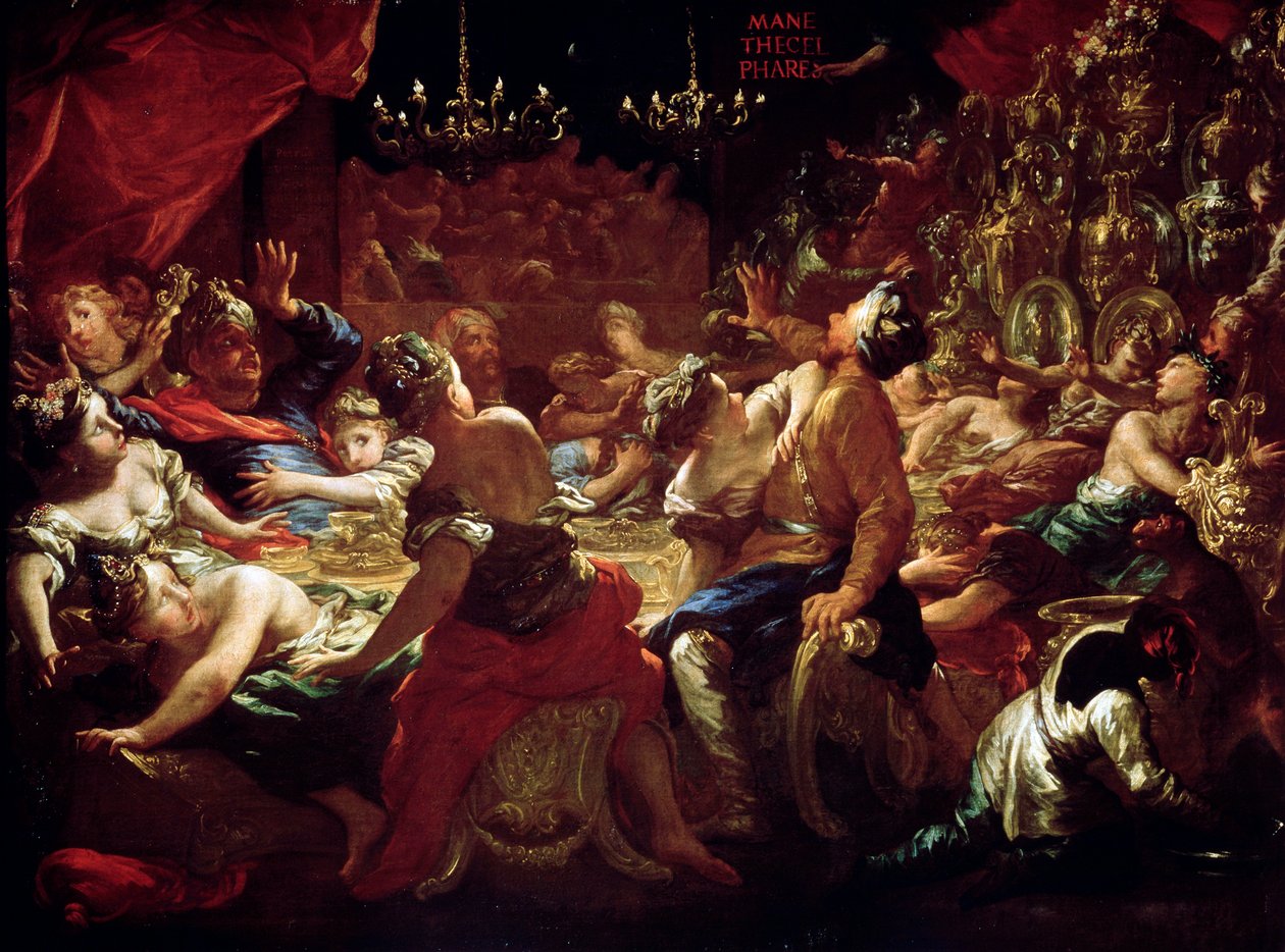 The Feast of Belshazzar, 17th or early 18th century by Pietro Dandini