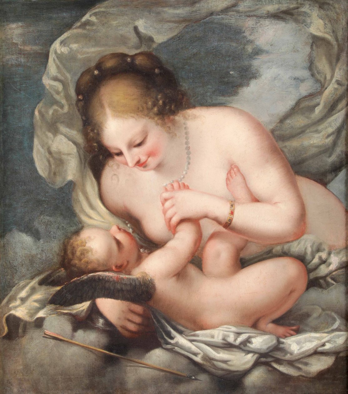 Venus and Cupid by Pietro Liberi