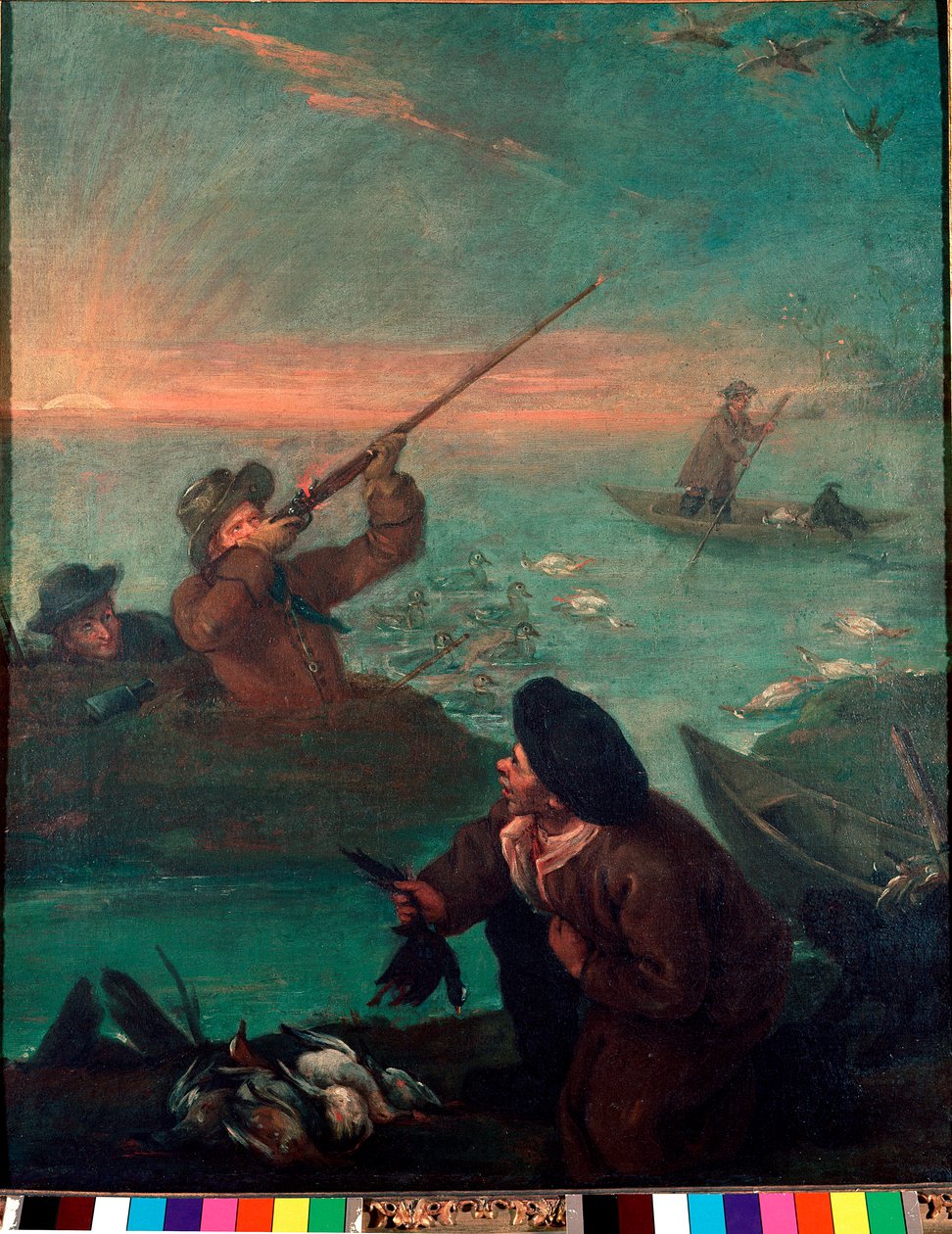 Duck Hunting in the Lagoon by Pietro Longhi