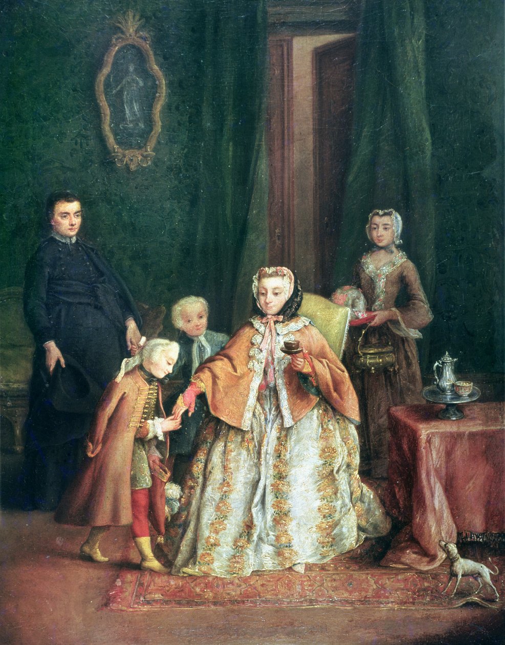 Kissing the Hand by Pietro Longhi