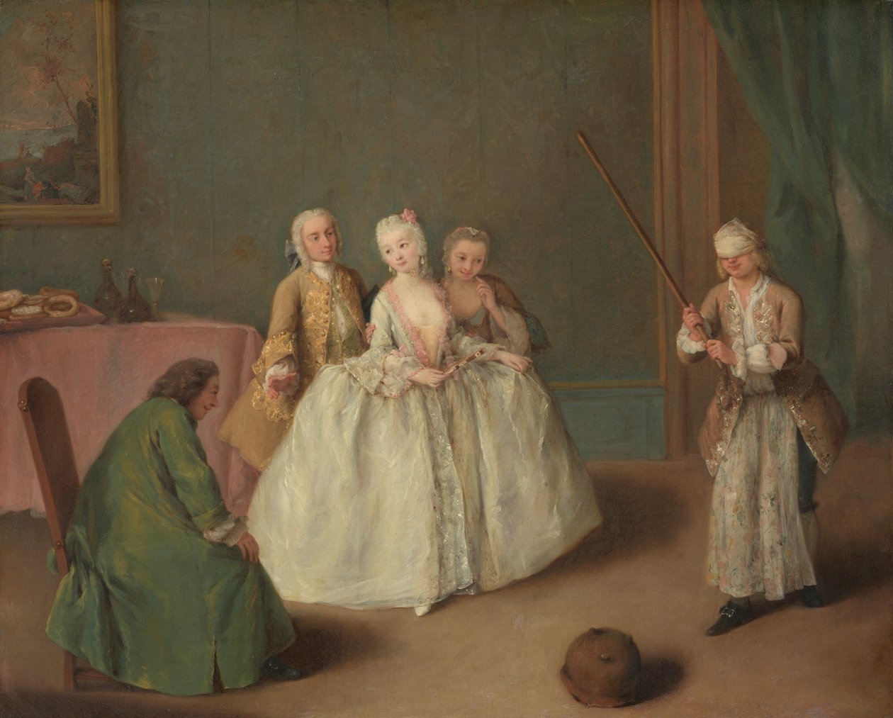 The Game of the Cooking Pot, c.1744 by Pietro Longhi