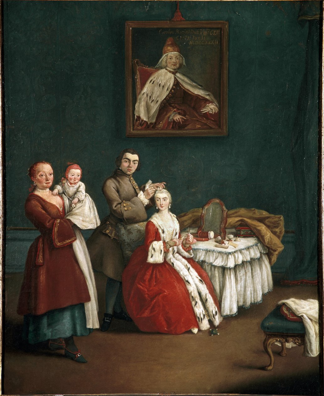 The hairdresser by Pietro Longhi
