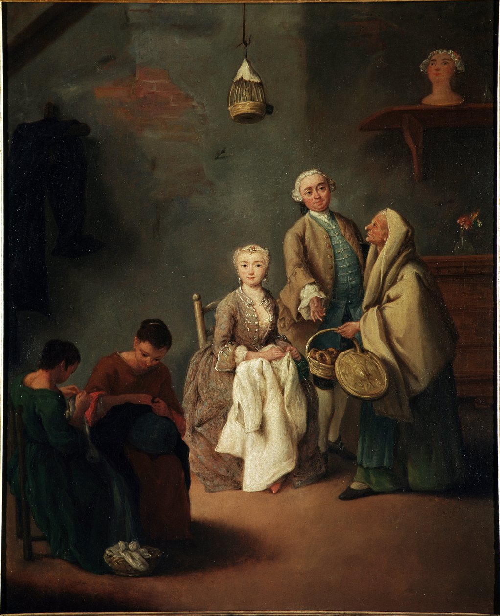 The School of Work by Pietro Longhi