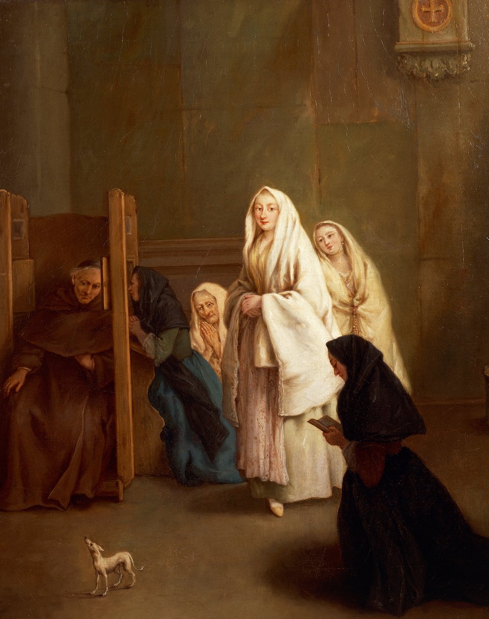 The seven sacraments: Confession by Pietro Longhi