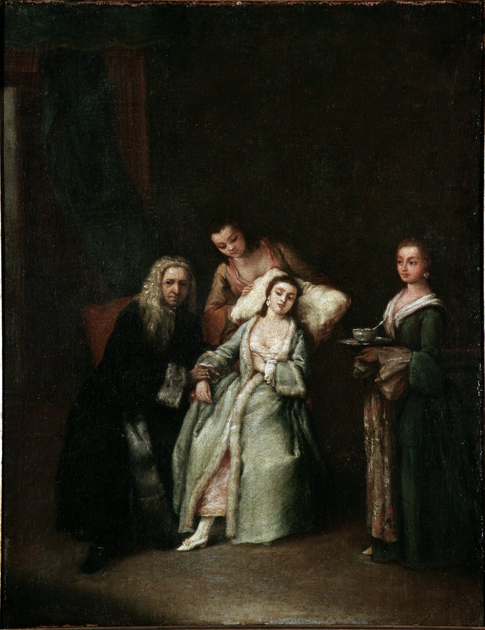 The Sick Woman (1741) by Pietro Longhi