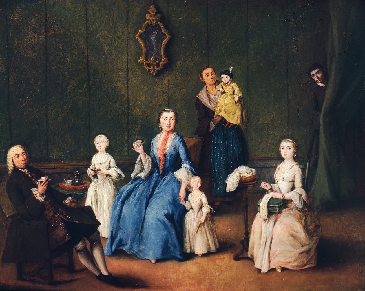 Venetian family by Pietro Longhi