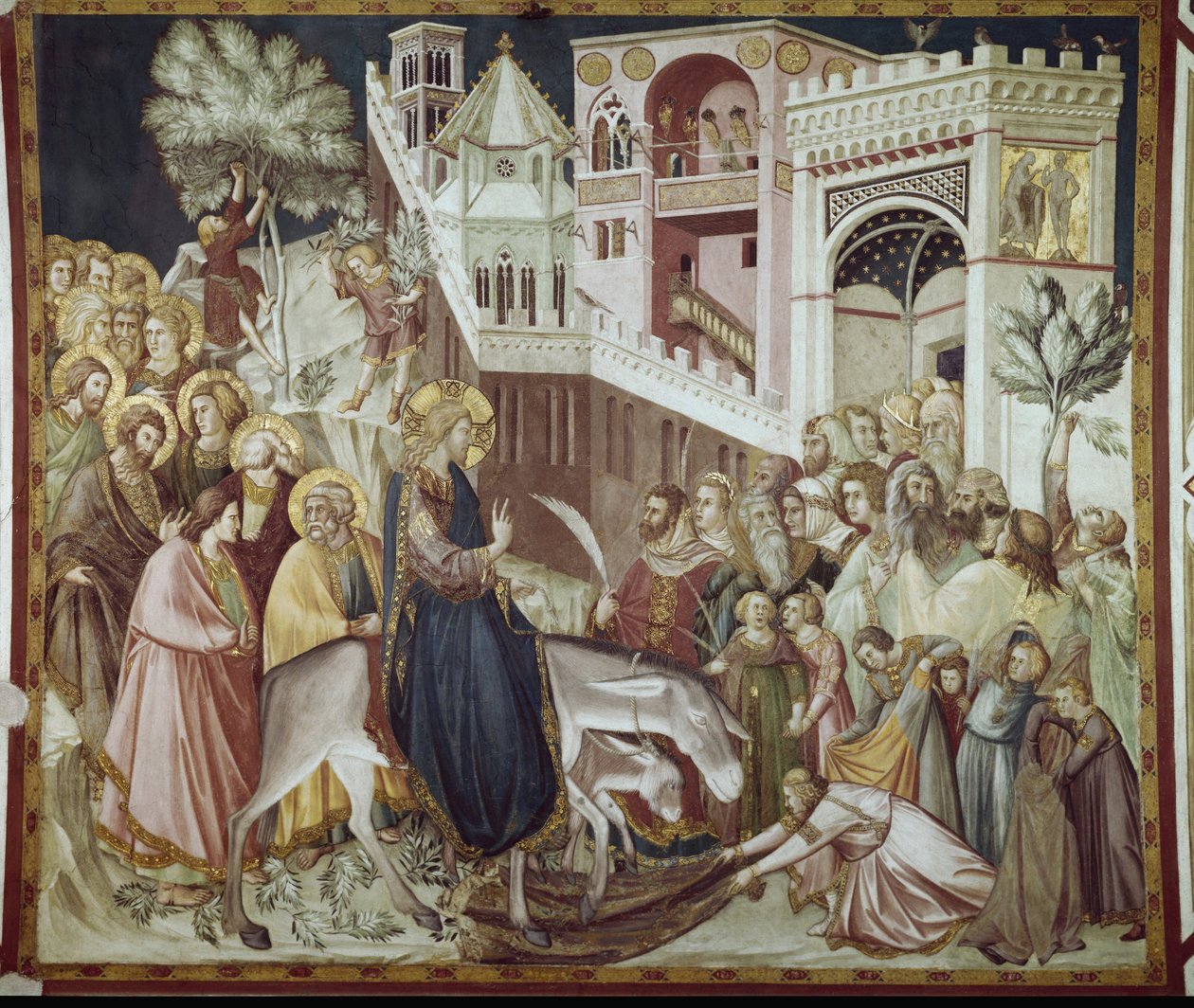 Entry of Christ into Jerusalem by Pietro Lorenzetti