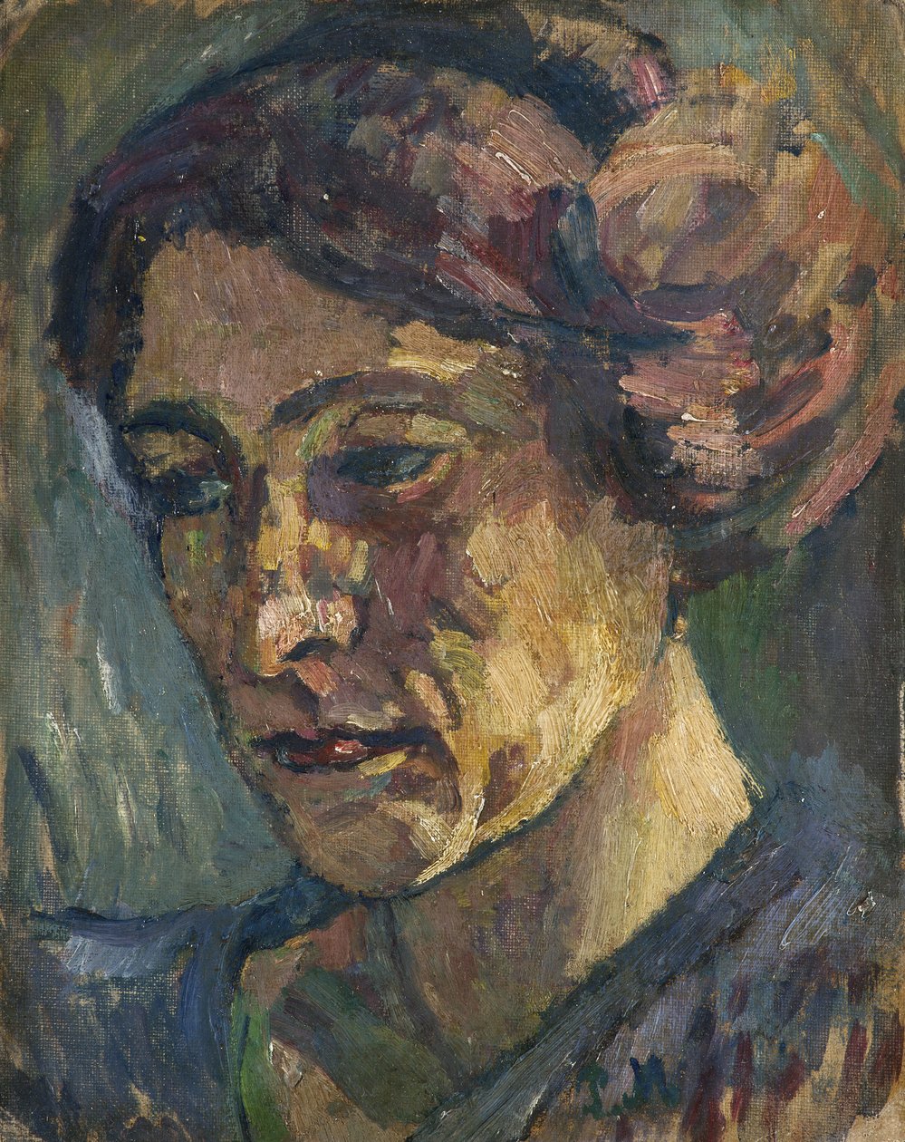 Portrait of the Wife by Pietro Marussig