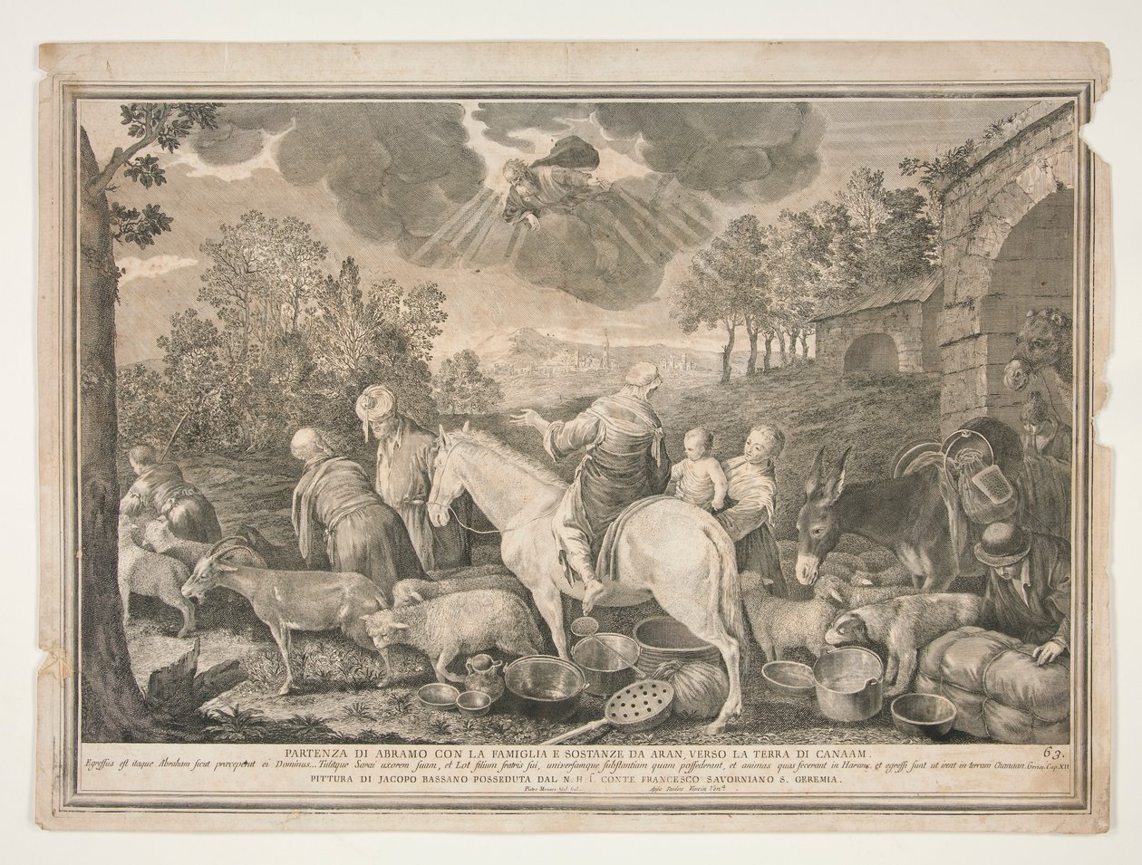 Departure of Abraham to Canaan by Pietro Monaco