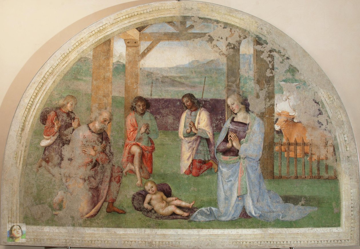Adoration of the Shepherds by Pietro Perugino