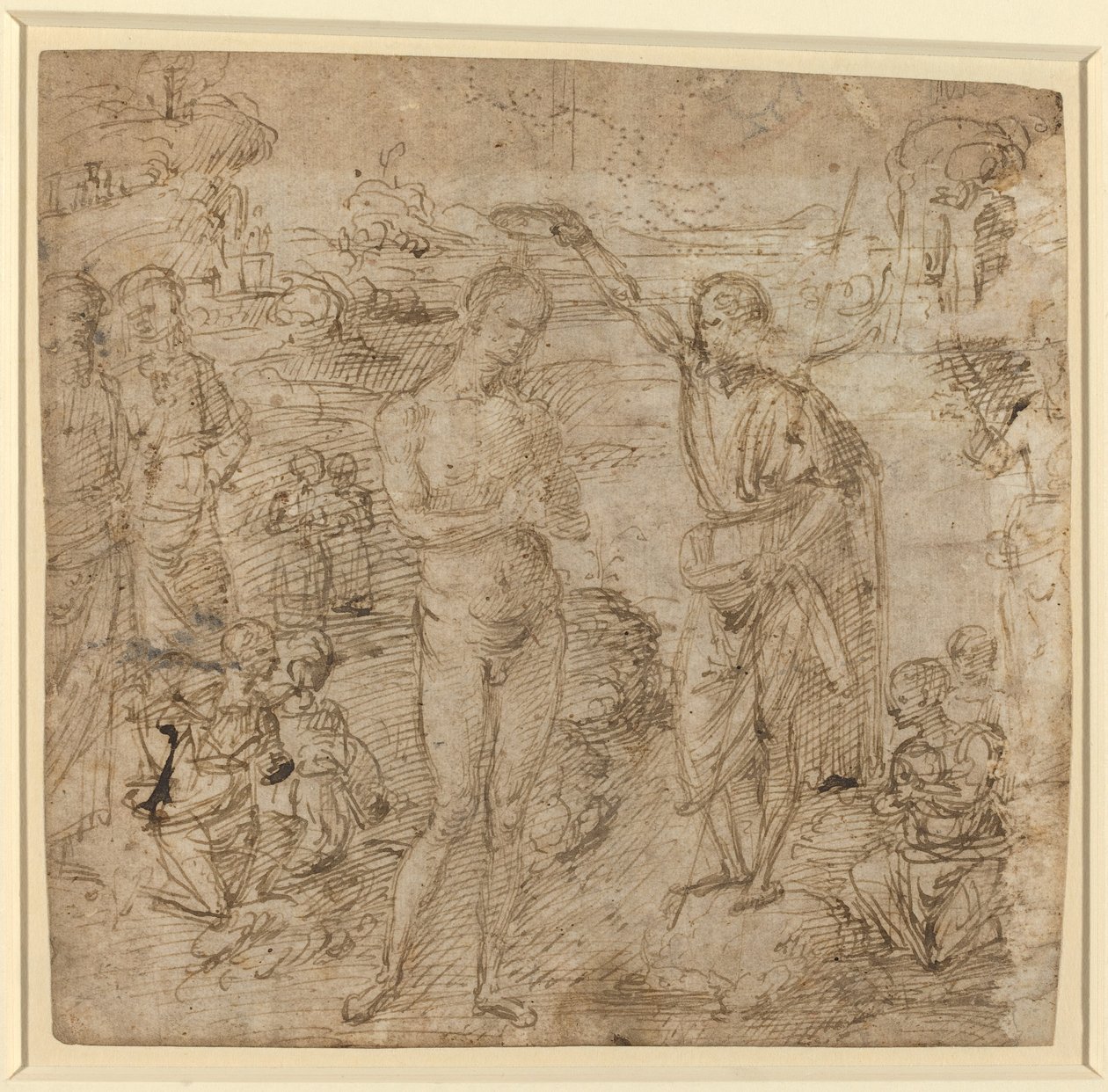 The Baptism of Christ by Pietro Perugino