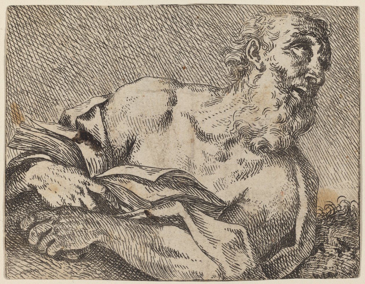 Saint Jerome by Pietro Rotari after Antonio Balestra