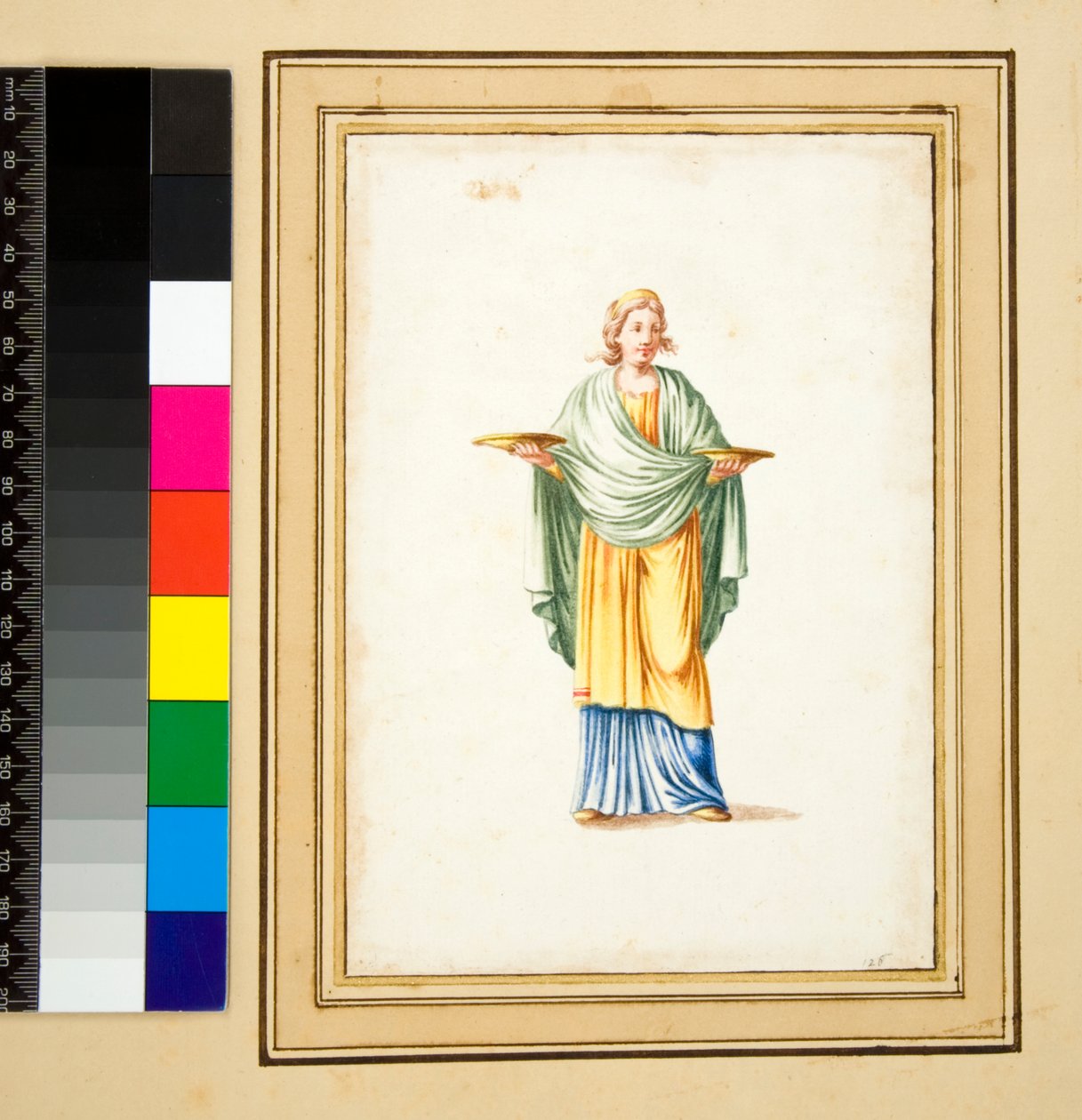 Female Figure on Pedestal by Pietro Santi Bartoli