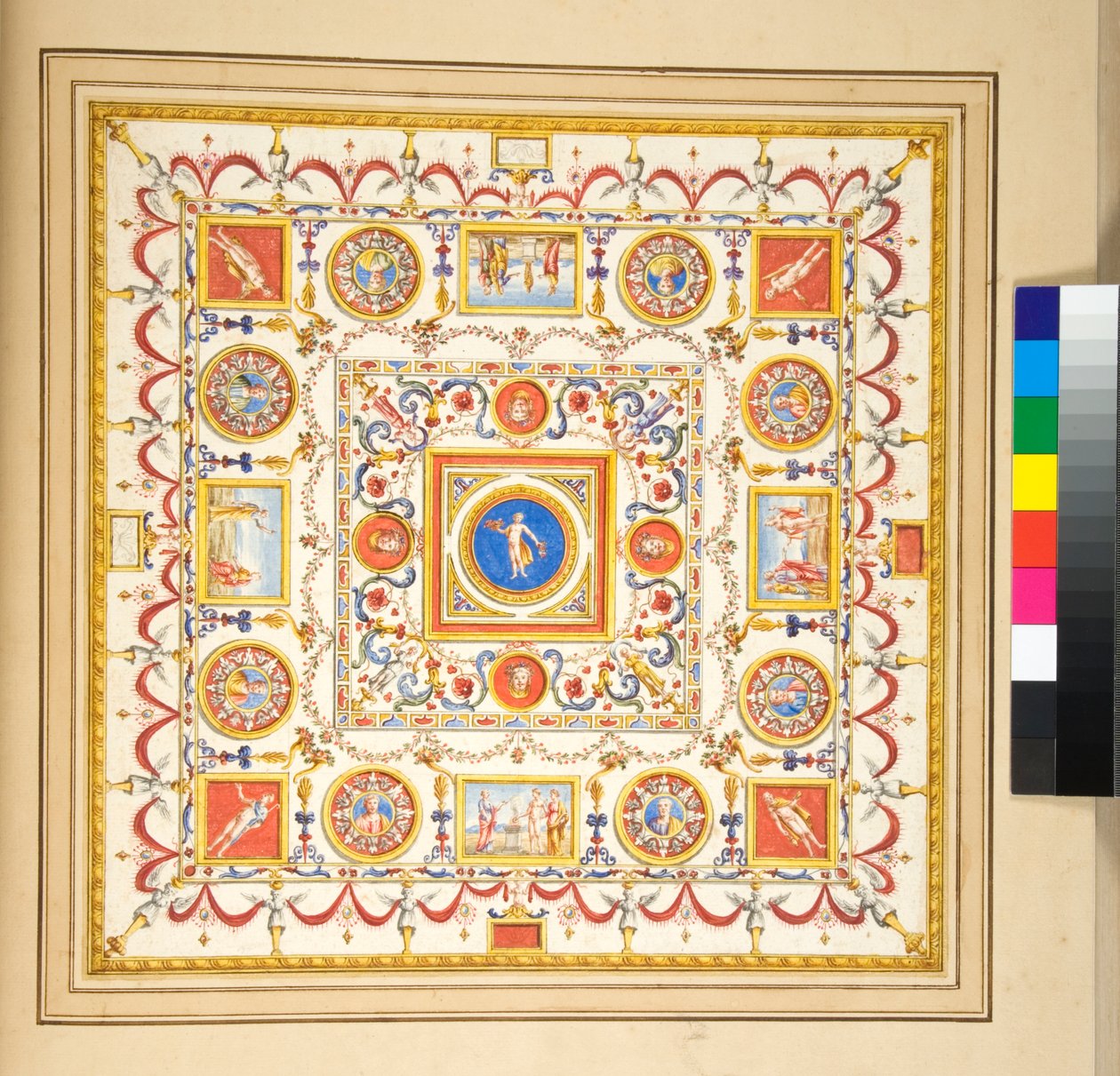 Vault of the Palace of Augustus by Pietro Santi Bartoli