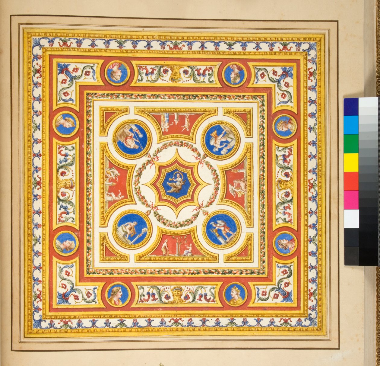 Vaulting of the Villa Madama by Pietro Santi Bartoli